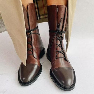 Cotilda™ | Bottes en cuir à lacets