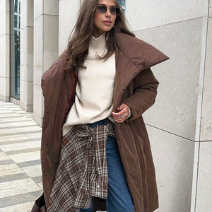 Aurelya® | Manteau Long Matelassé
