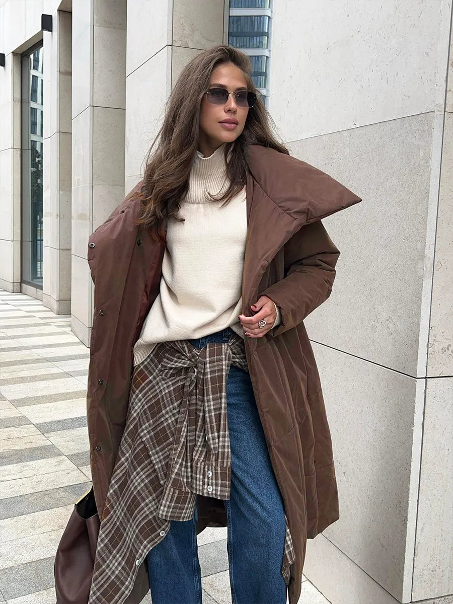 Aurelya® | Manteau Long Matelassé