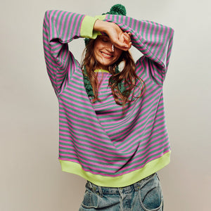 LIVIA® | Sweat Oversize Rayé
