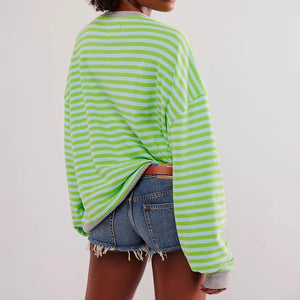 LIVIA® | Sweat Oversize Rayé