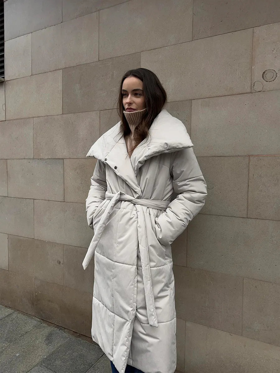 Aurelya® | Manteau Long Matelassé