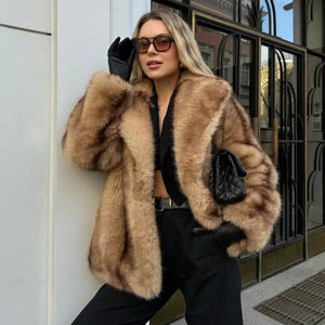 Aurore Sauvage® | Manteau  Fourrure Luxe