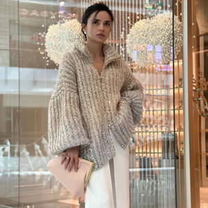 Lorys | Pull Tricotée Chic avec Sequins Brillants