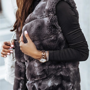 Diana® | Manteau Long Fourrure Luxe Hivernal