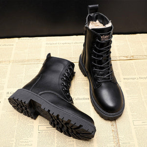 Altaïa® | Bottines Hivernales en Cuir Fourré