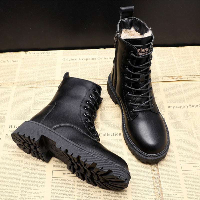 Altaïa® | Bottines Hivernales en Cuir Fourré