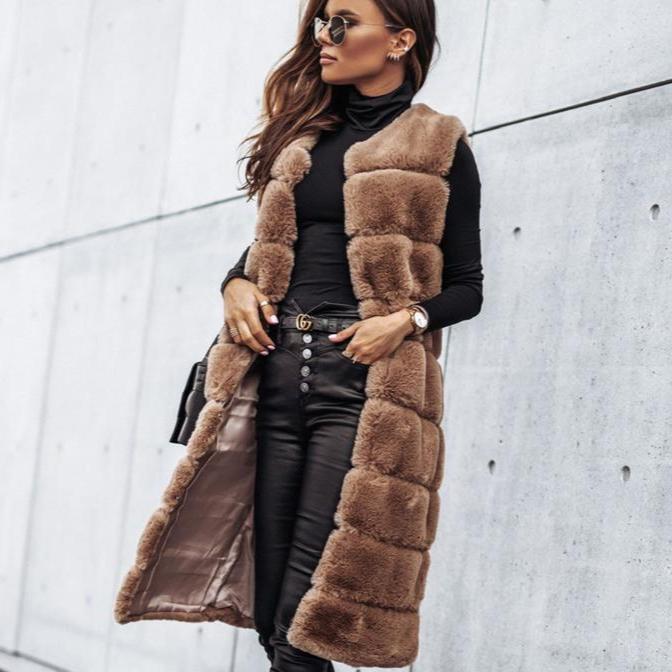 Diana® | Manteau Long Fourrure Luxe Hivernal