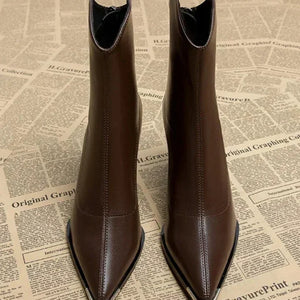Véronica® | Bottines Métropolitaine à Talon Carré