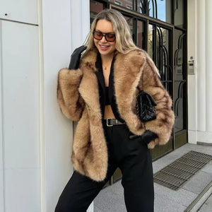 Aurore Sauvage® | Manteau  Fourrure Luxe