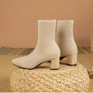 Alessia® | Bottines Tricotées Élégantes et Polyvalentes