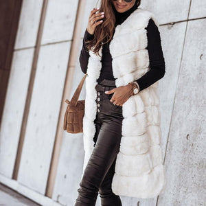 Diana® | Manteau Long Fourrure Luxe Hivernal