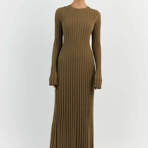 Isadora | Robe Longue Côtelée