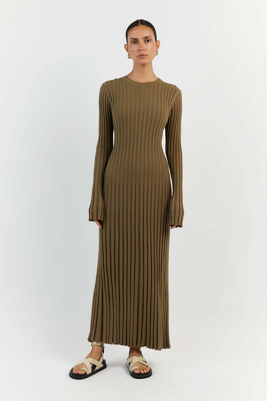 Isadora | Robe Longue Côtelée