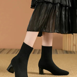 Alessia® | Bottines Tricotées Élégantes et Polyvalentes