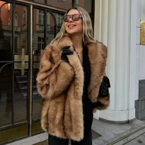 Aurore Sauvage® | Manteau  Fourrure Luxe