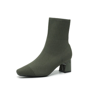 Alessia® | Bottines Tricotées Élégantes et Polyvalentes