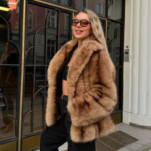 Aurore Sauvage® | Manteau  Fourrure Luxe