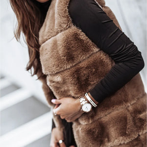 Diana® | Manteau Long Fourrure Luxe Hivernal