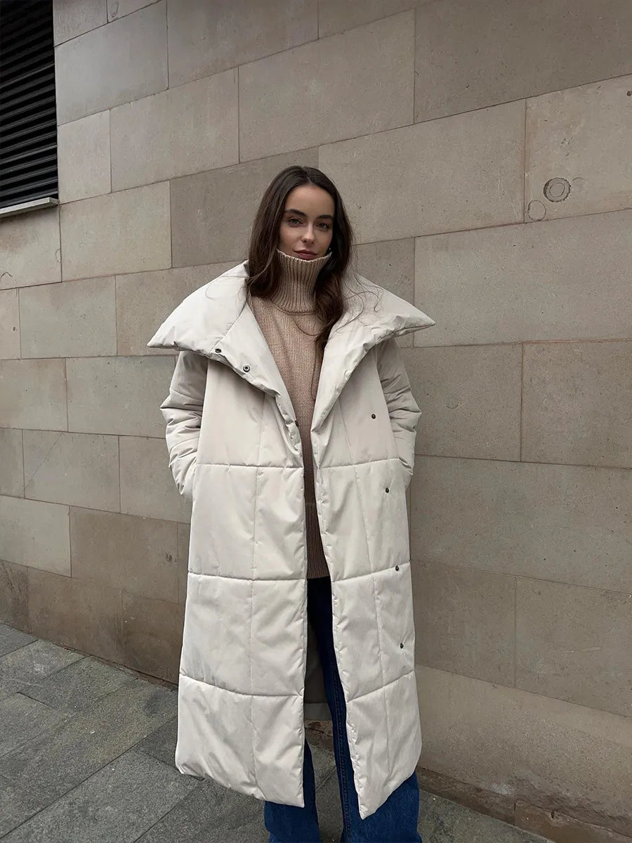 Aurelya® | Manteau Long Matelassé