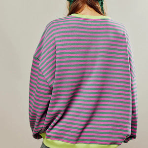 LIVIA® | Sweat Oversize Rayé