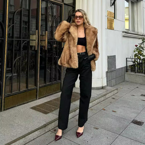 Aurore Sauvage® | Manteau  Fourrure Luxe
