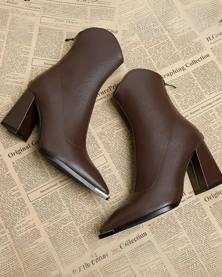 Véronica® | Bottines Métropolitaine à Talon Carré