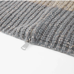 Lorys | Pull Tricotée Chic avec Sequins Brillants