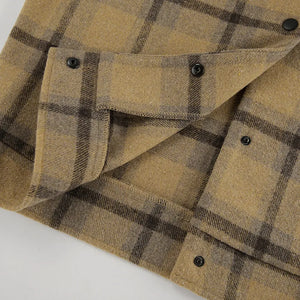 INTIRANA ® | Veste en Laine à Carreaux