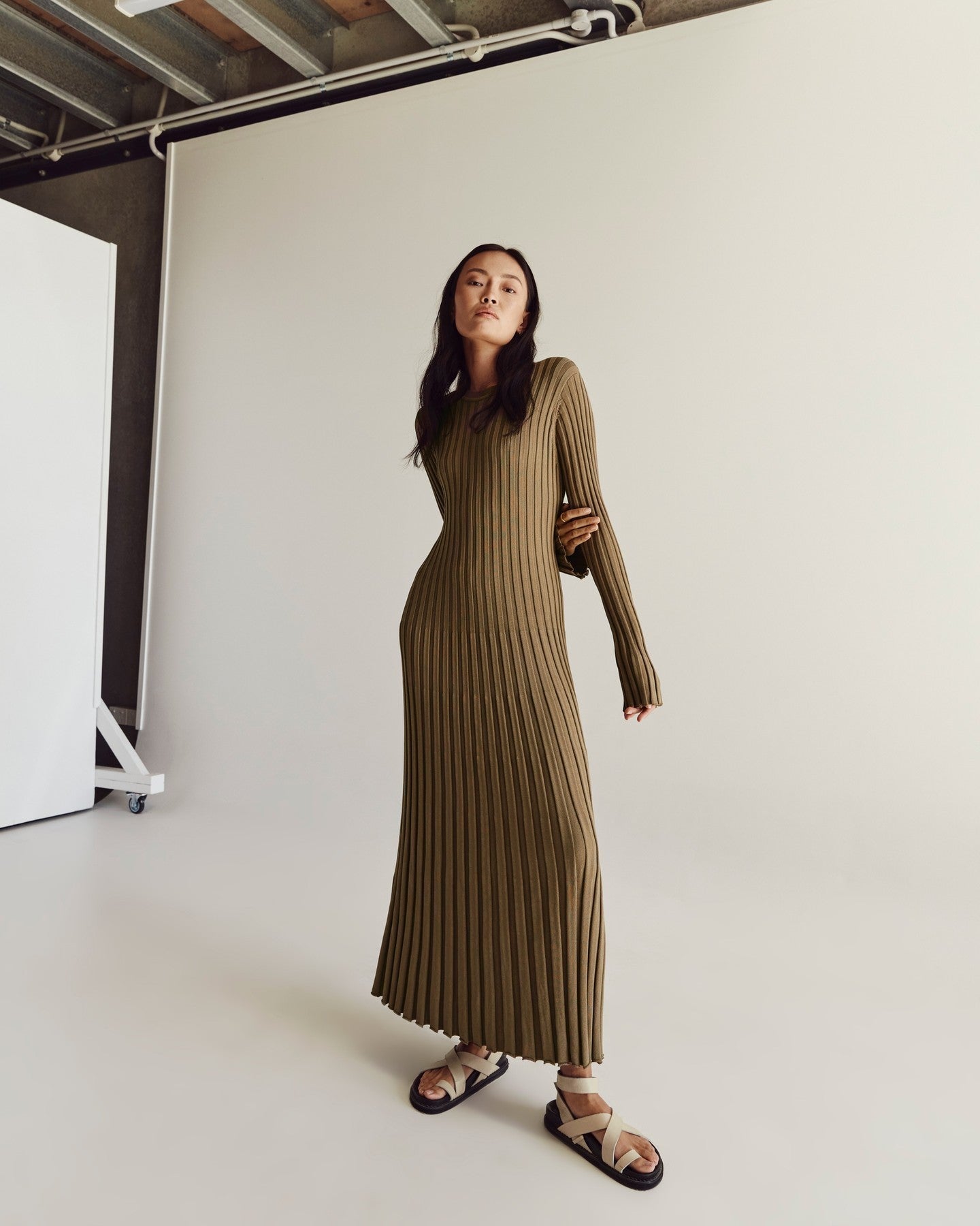 Isadora | Robe Longue Côtelée