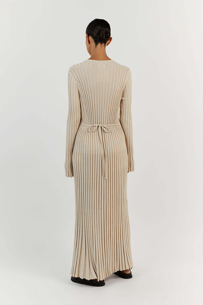 Isadora | Robe Longue Côtelée