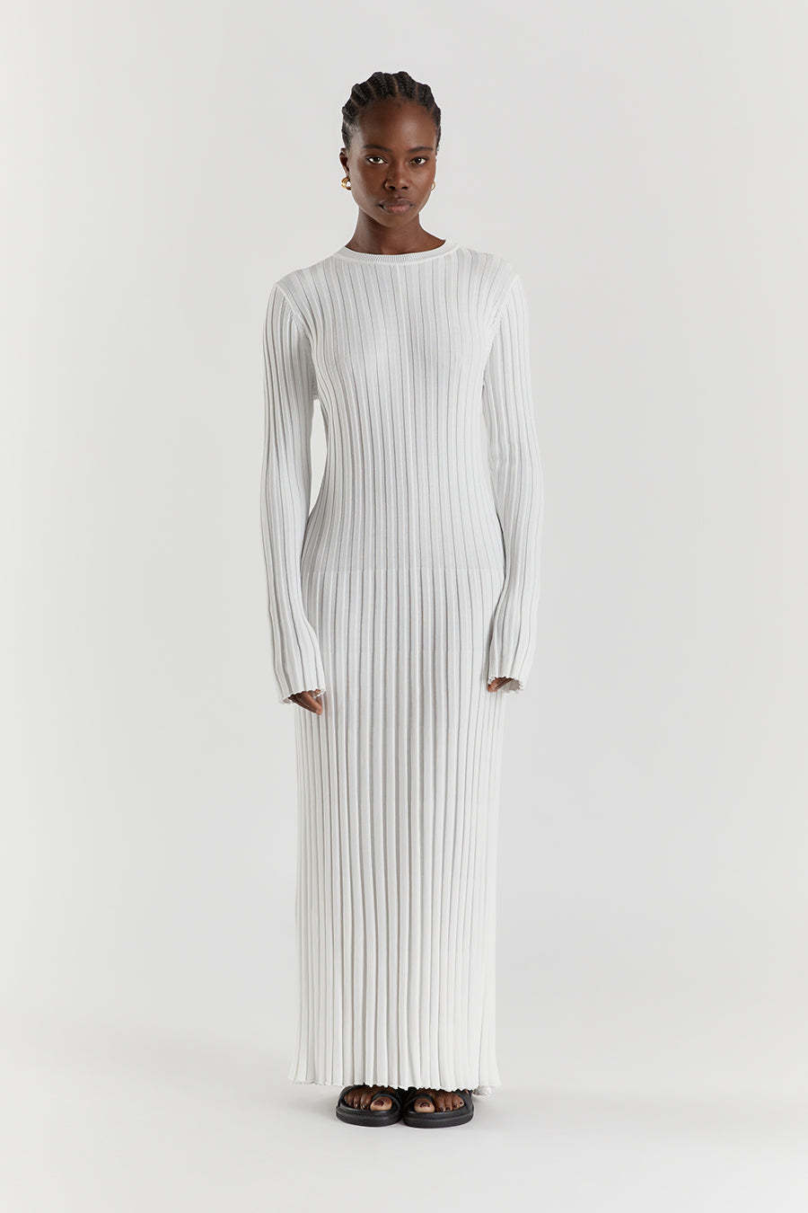 Isadora | Robe Longue Côtelée
