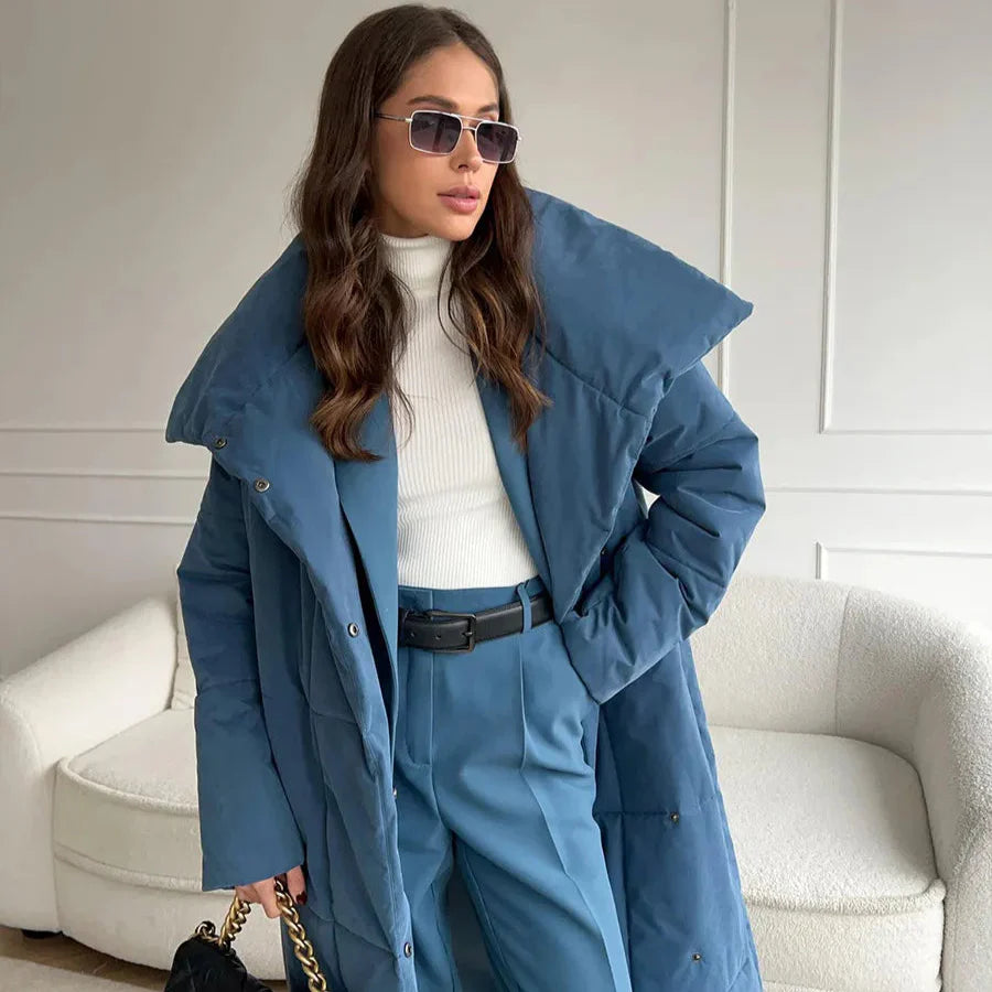 Aurelya® | Manteau Long Matelassé