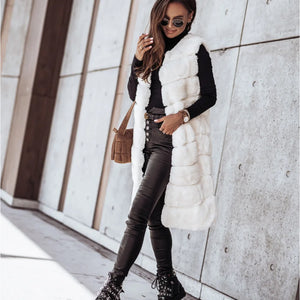 Diana® | Manteau Long Fourrure Luxe Hivernal