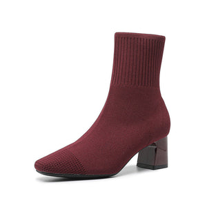 Alessia® | Bottines Tricotées Élégantes et Polyvalentes