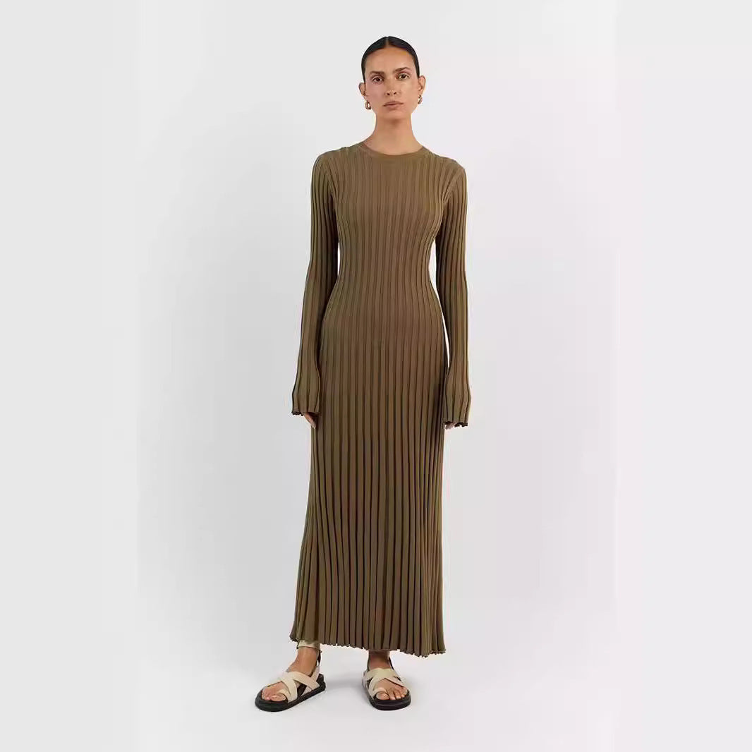 Isadora | Robe Longue Côtelée