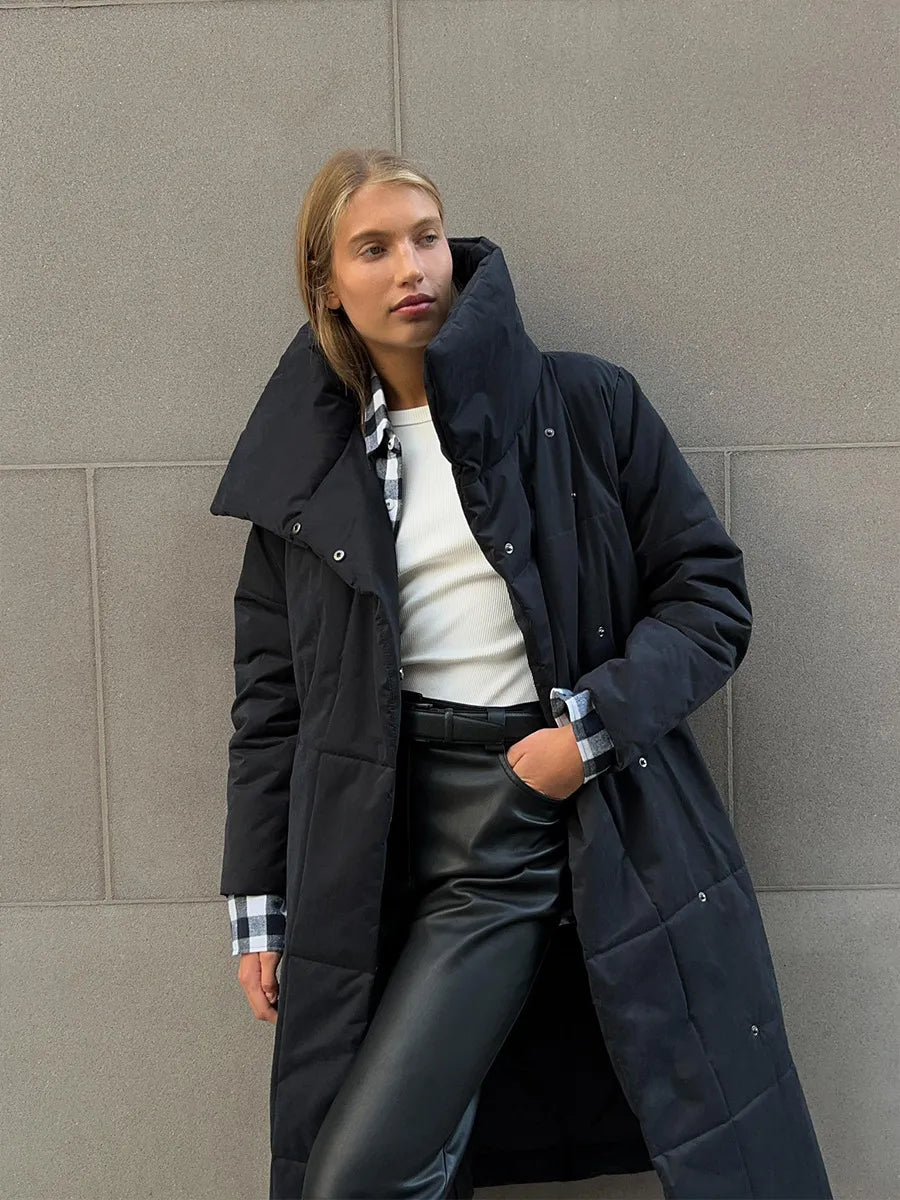 Aurelya® | Manteau Long Matelassé