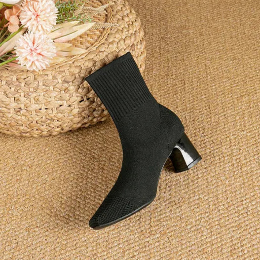 Alessia® | Bottines Tricotées Élégantes et Polyvalentes
