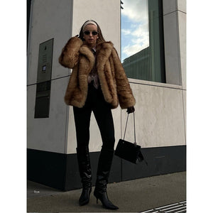 Aurore Sauvage® | Manteau  Fourrure Luxe