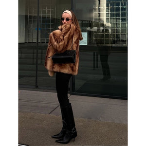 Aurore Sauvage® | Manteau  Fourrure Luxe