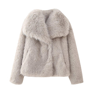 Zahara® | Veste en Fourrure Streetwear