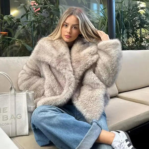 Zahara® | Veste en Fourrure Streetwear