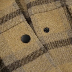 INTIRANA ® | Veste en Laine à Carreaux