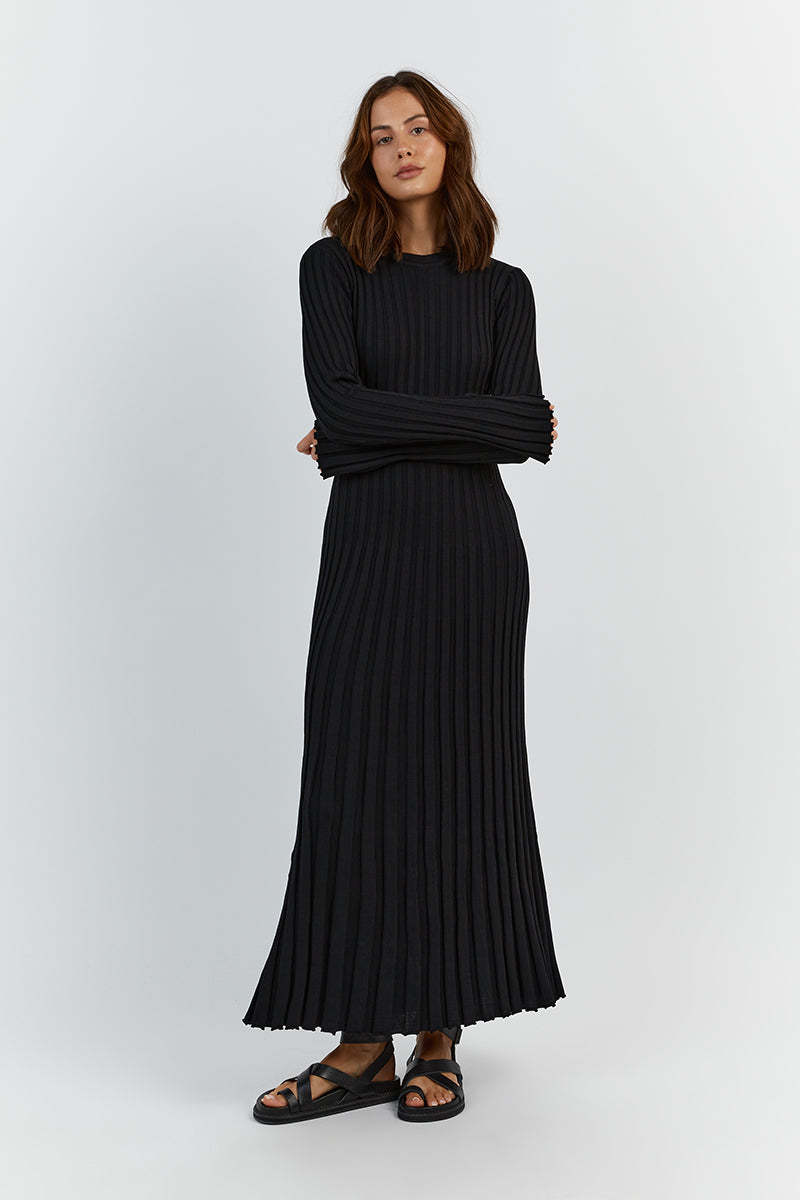 Isadora | Robe Longue Côtelée