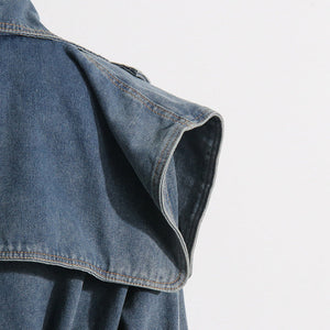 Léandra® | Manteau Jean Cintré à Lacets 2