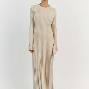 Isadora | Robe Longue Côtelée