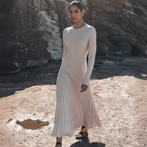 Isadora | Robe Longue Côtelée