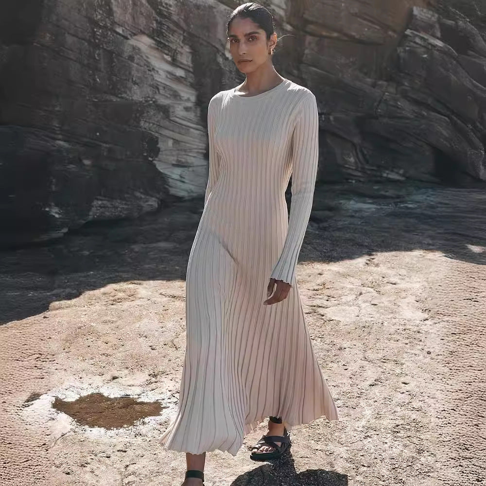 Isadora | Robe Longue Côtelée