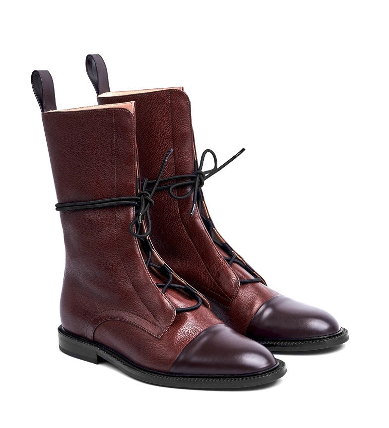 Cotilda™ | Bottes en cuir à lacets