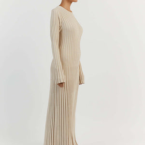 Isadora | Robe Longue Côtelée